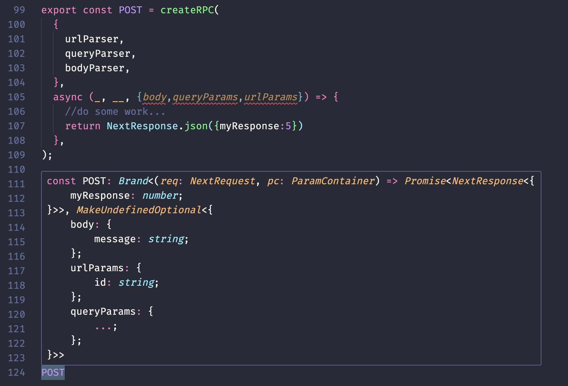 Type system in action!